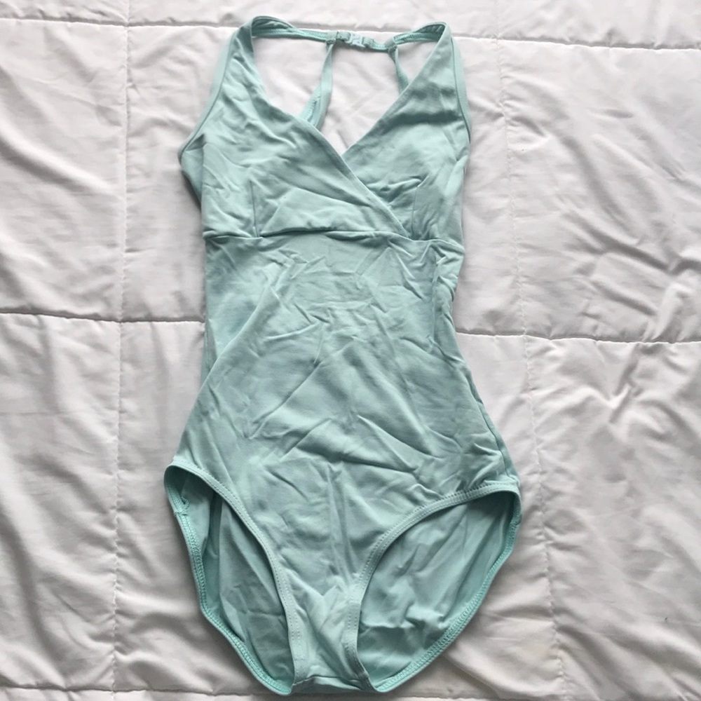 Mint Halter Dance Leotard